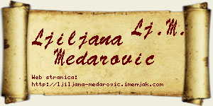 Ljiljana Medarović vizit kartica